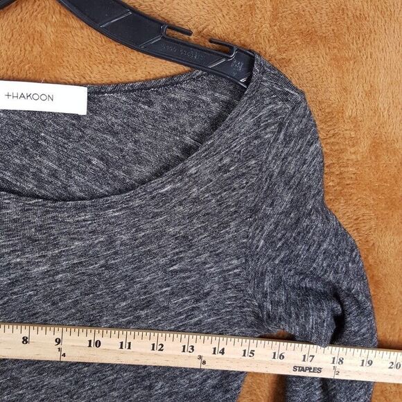 THAKOON Womens Dress Small Gray Pullover Mini Draped Braided Stretch Knit - Picture 6 of 8